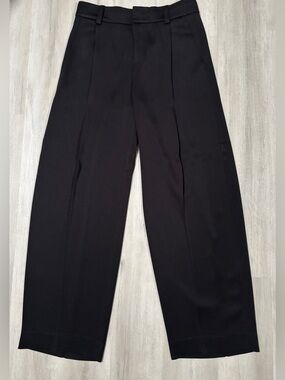 Vince Black Pleated Wide Leg Women’s Pants Size 4